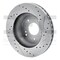 Dynamic Friction Co BRAKE ROTOR DRILLED AND SLOTTED SILVER 631-47008L - alternate 5